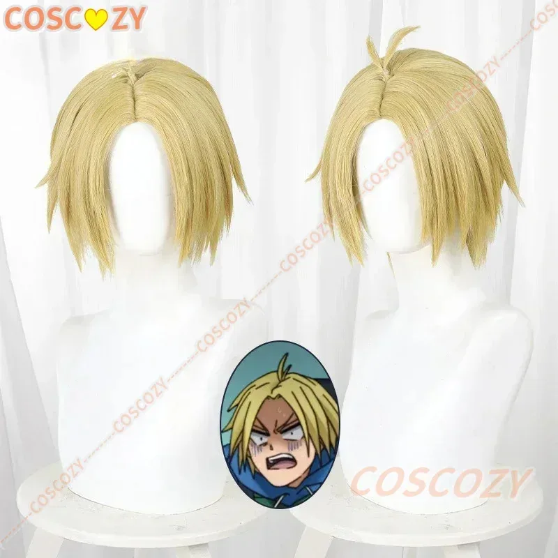 

Anime Sakamoto Days Shin Asakura Cosplay Wig Blonde Yellow Short Hair Halloween Xmas Party Women Men Props Accessory Con Wigs