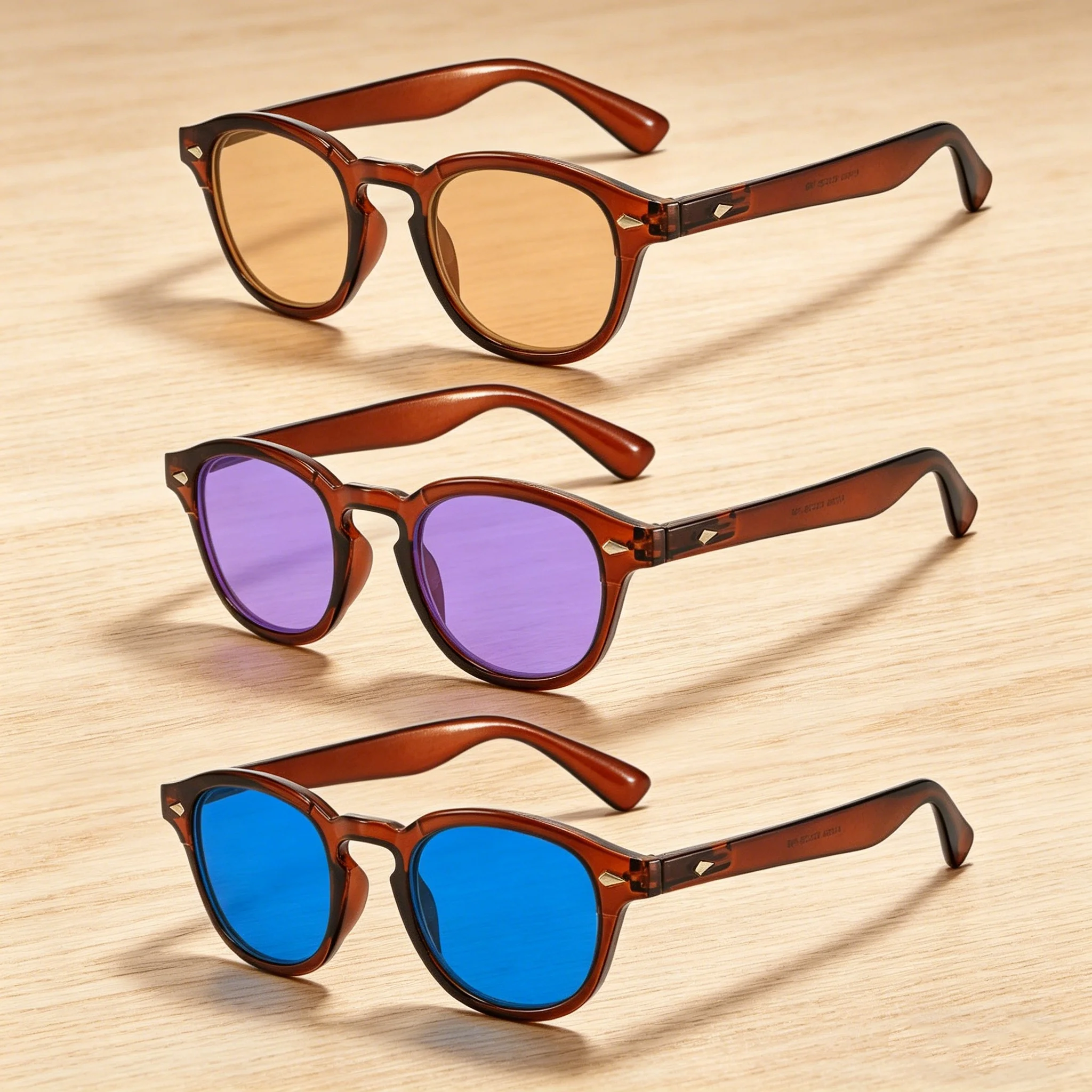 

Blue Light Blocking Glasses for Playing with Mobile Phones Watch Computers with Tea/ Purple/ Blue Lenses Esports Gaming Goggles