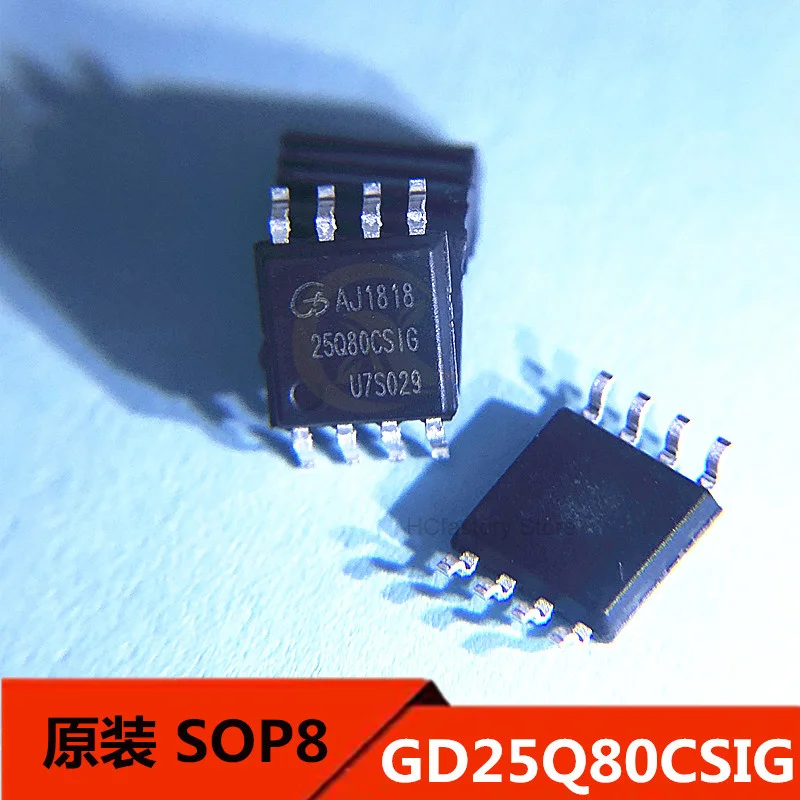 

Новый чип флэш-памяти gd25q80csig, инкапсулированный sop8 8Mbit SPI, продукт, 10uds. Список оптовых продаж