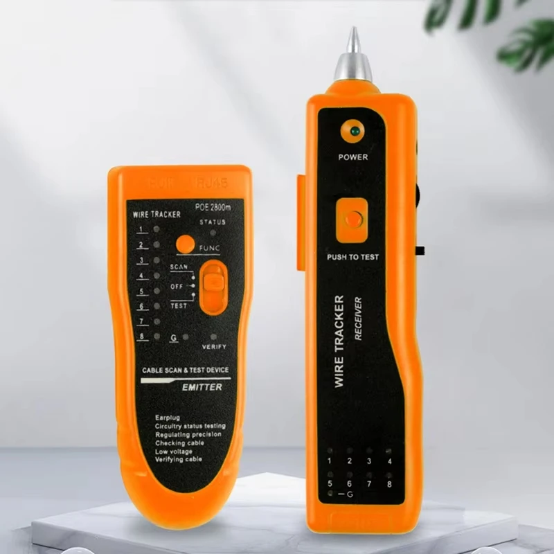 Network Cable Tracker Digital Signal Network Cable Tester Anti-Interference Noise-Free