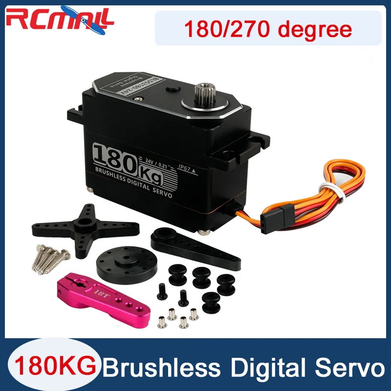 BLS53180-24V 180KG Servo Brushless Digitale In Metallo 180/270 gradi per 1/5 Redcat HPI Baja 5B SS RC Servo Auto SAVOX-0236 LOSI XL 5T