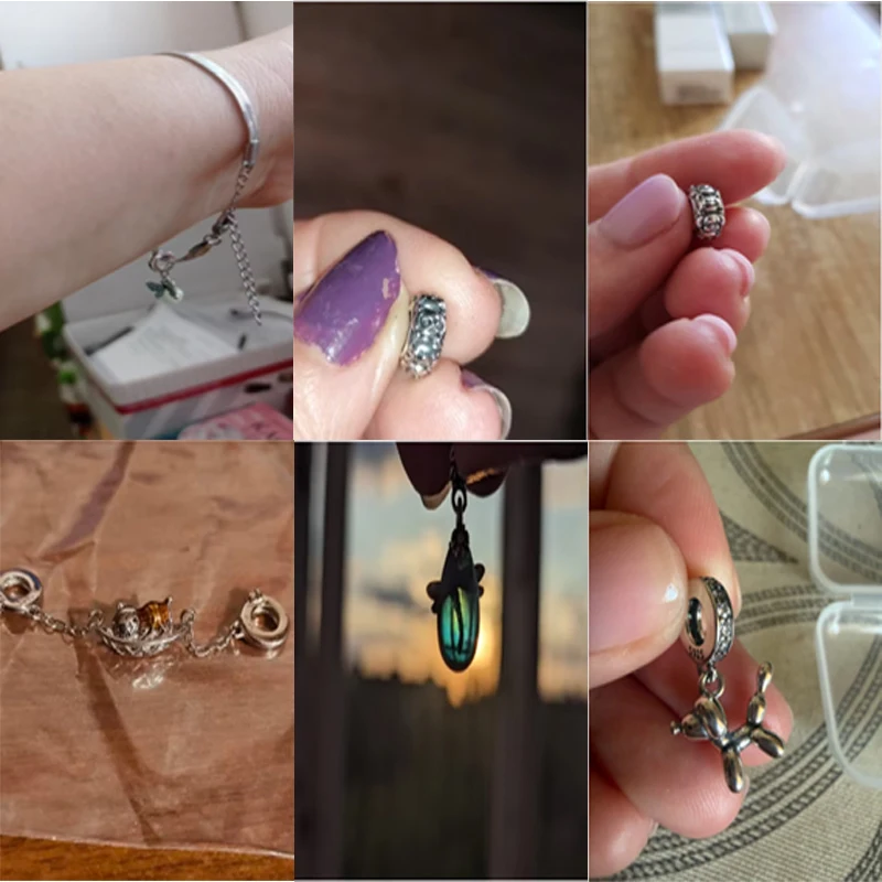 Hot Travel Airplane Camera Charms 2026 Suitcase Love Travel Life Bead 925 Sterling Silver Fit Bangle Bracelet Necklace Jewelry view 3
