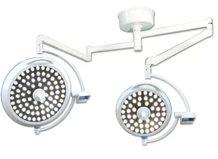 700+700 700+500 Ceiling Double Dome Shadowless Operating Lamps LED Surgical Light