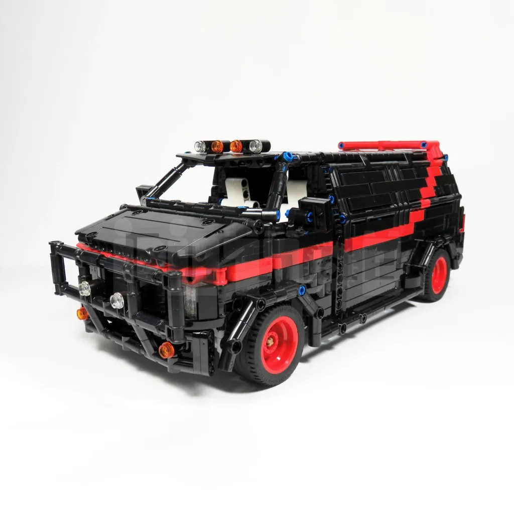 

MOC-5945 A-Team Van by Chade Building Block Model Spliced Electric Toy Puzzle Kids Gift