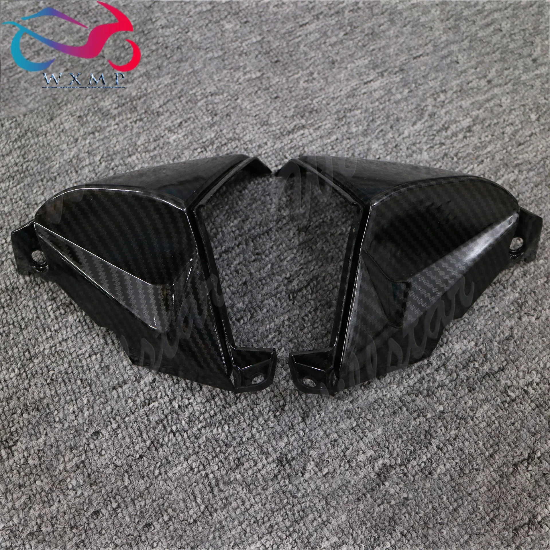 Carbon Fiber Color Motorcycle Headlight Side Plate For Honda CBR600RR F5 07 08 09 10 11 12