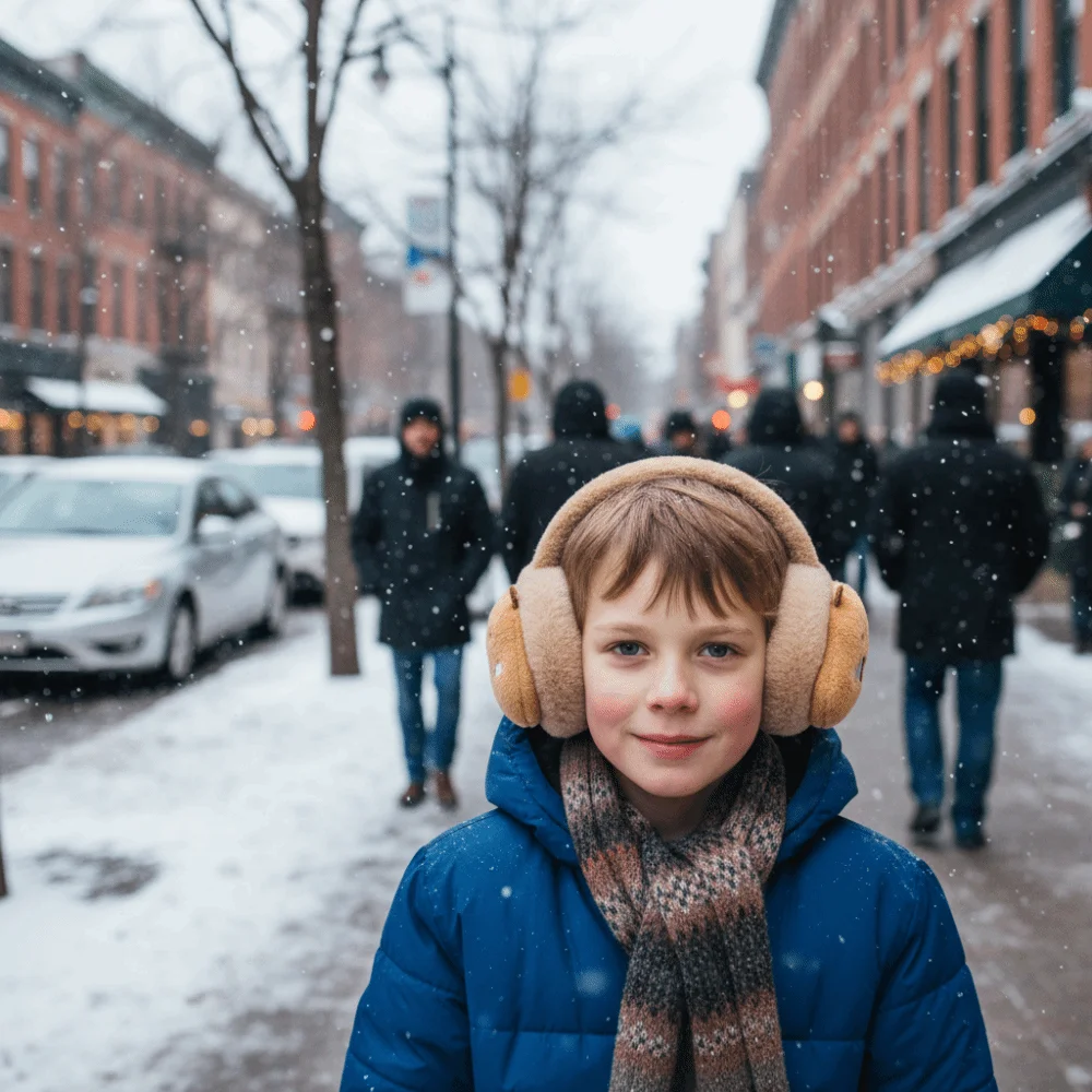 Fashion Cartoon Capybara Plush Earmuffs Thicken Soft Cute Ear Cover Elastic Anti-freezing Winter Ear Warmer Skiing