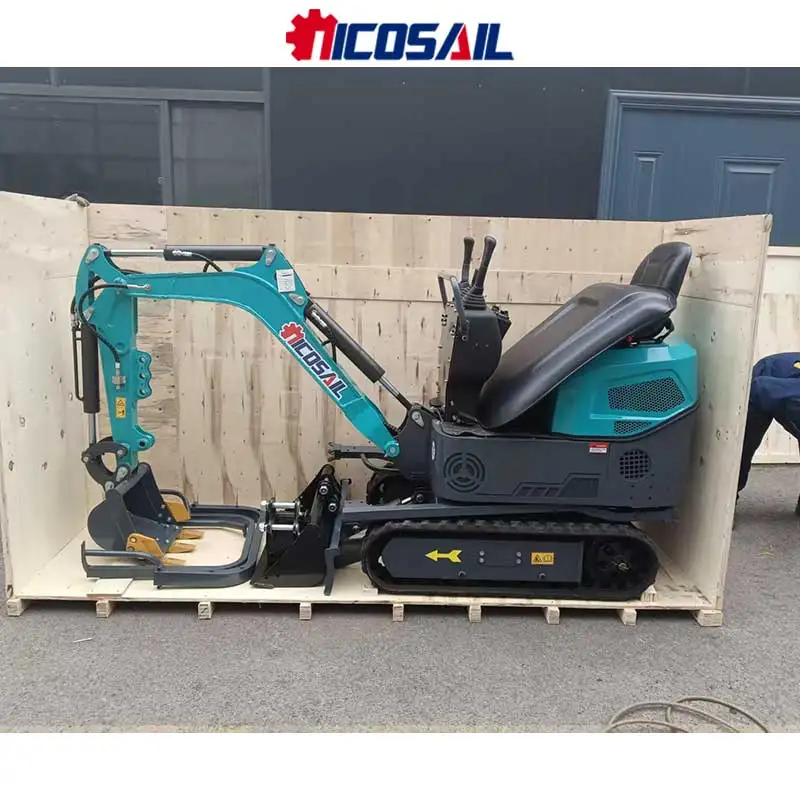 حفارة صغيرة معتمدة من مادة EPA - جودة عالية، نوع الزاحف للمزرعة والبستان والبناء الخفيف ﻿