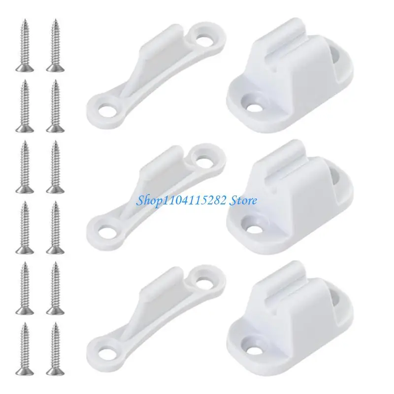 

Quiet RVs Door Limiter Quick Setups Sturdy Design Door Retainer Stopper for Low Noise Travel Experience