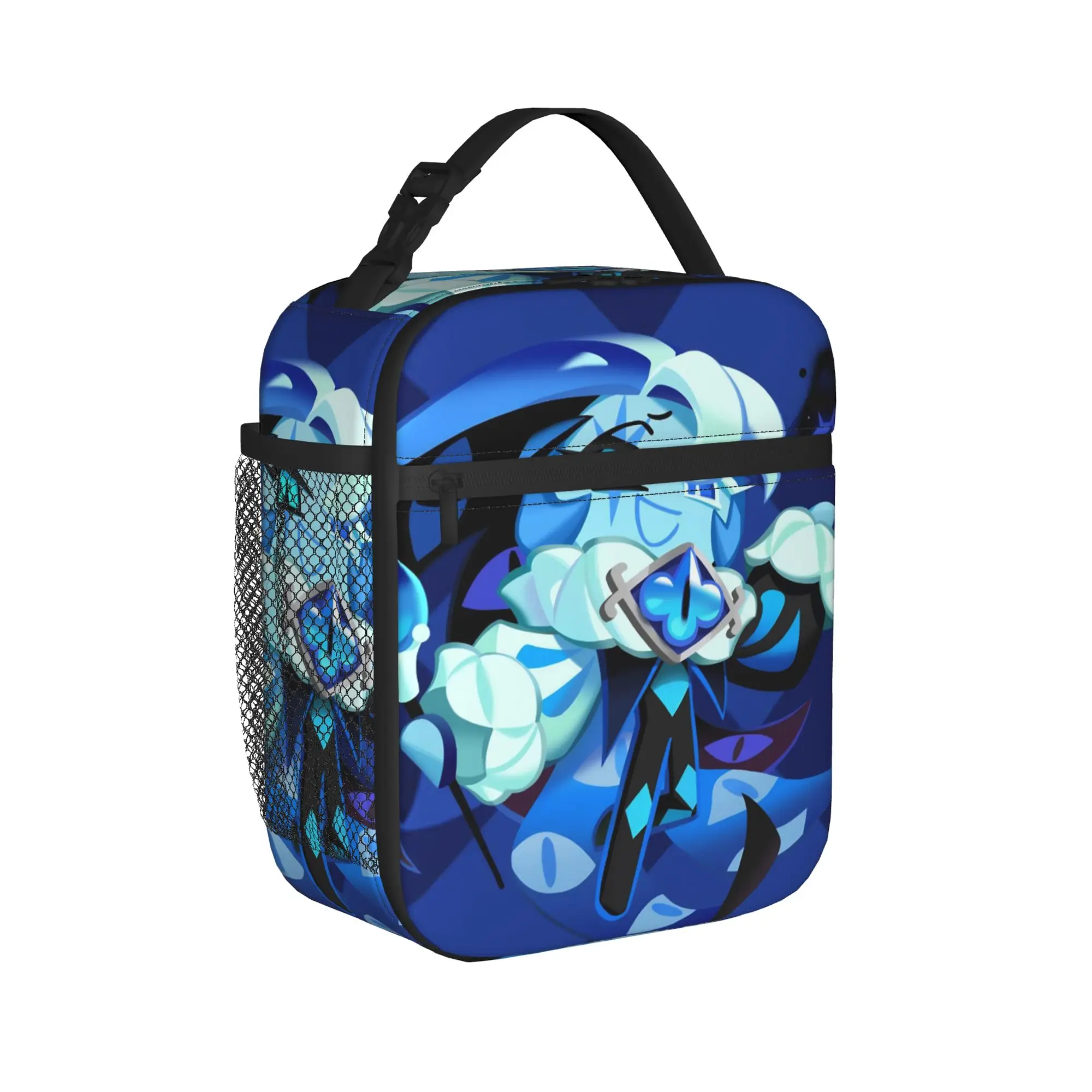 Shadow Milk Cookie Insulated Lunch Bag Cookies Run Kingdoms Food Container Portable Cooler Thermal Lunch Boxes For Picnic