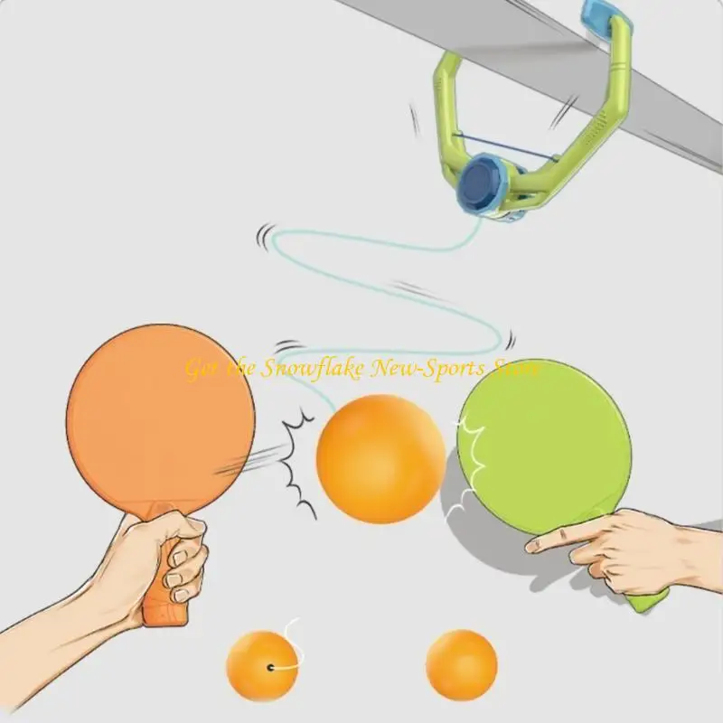 

E56d Door Pingpong игра с ракеткой / шариками, висящими тренером настольного тенниса для помещений