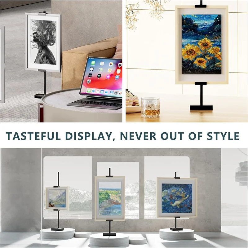 

ABHB-Adjustable Tabletop Picture Frame Stand For Frames Up To 29 Inches, Easel Stand For Display