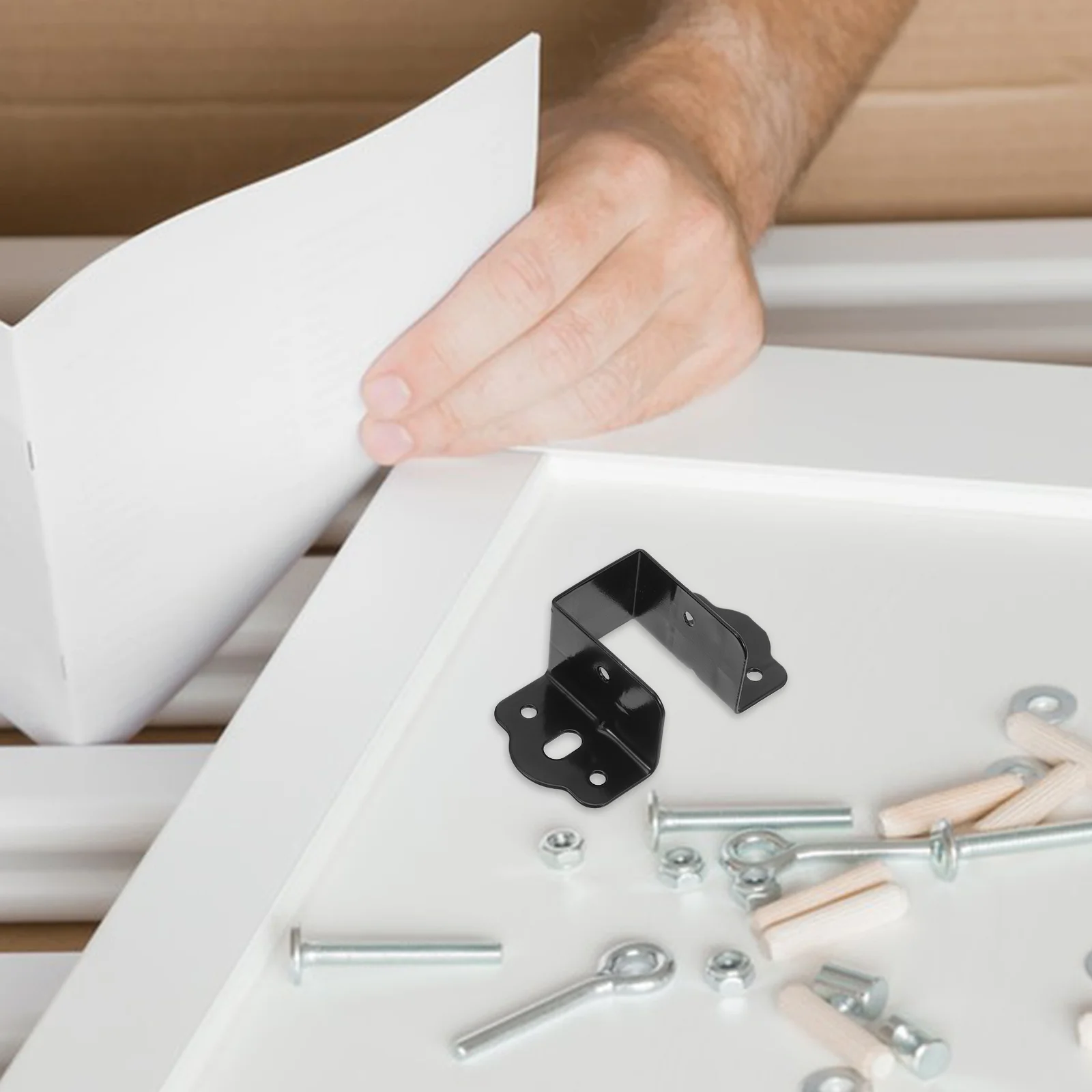 4 шт. аппаратные аксессуары, утолщенные кронштейны для поручней кровати, сверхпрочные металлические крепления, прочная пряжка для петли кровати для длительного использования