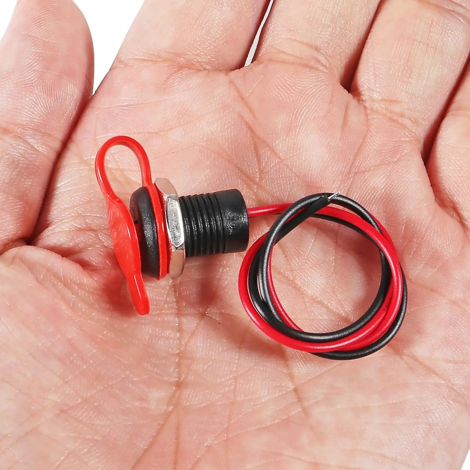 10/20 قطعة 2Pin شحن المقبس أنثى جبل موصل محول USB نوع-C ميناء شحن واجهة المقبس مع غطاء غطاء #6