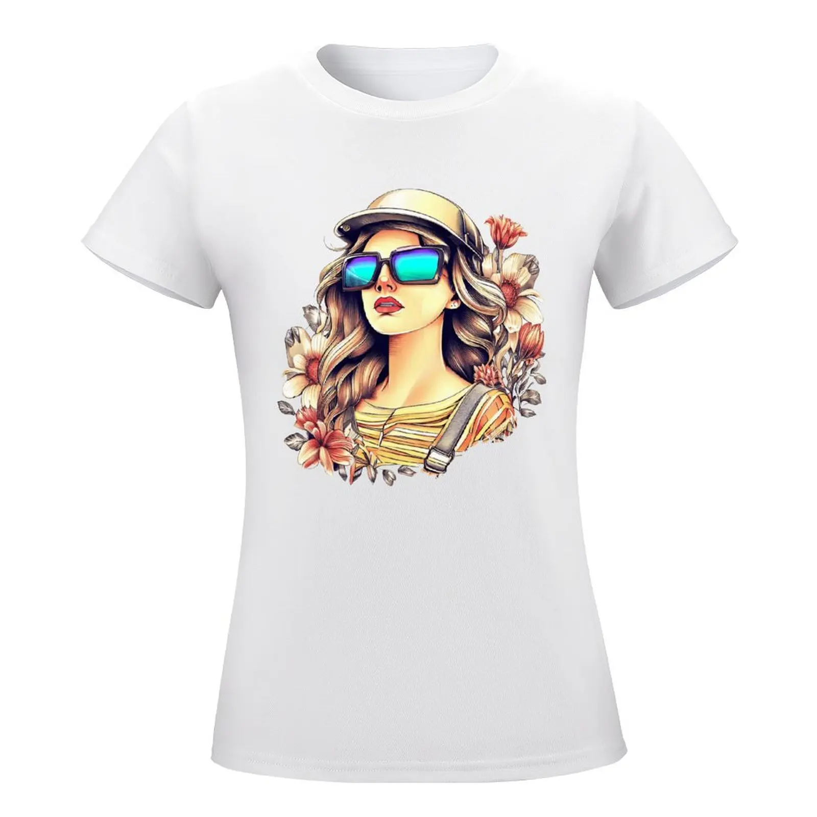 Mother's Day Amazingly Beautiful Engineer WOmen's Round Neck T-shirt Movement Top Tee Cute  Travel