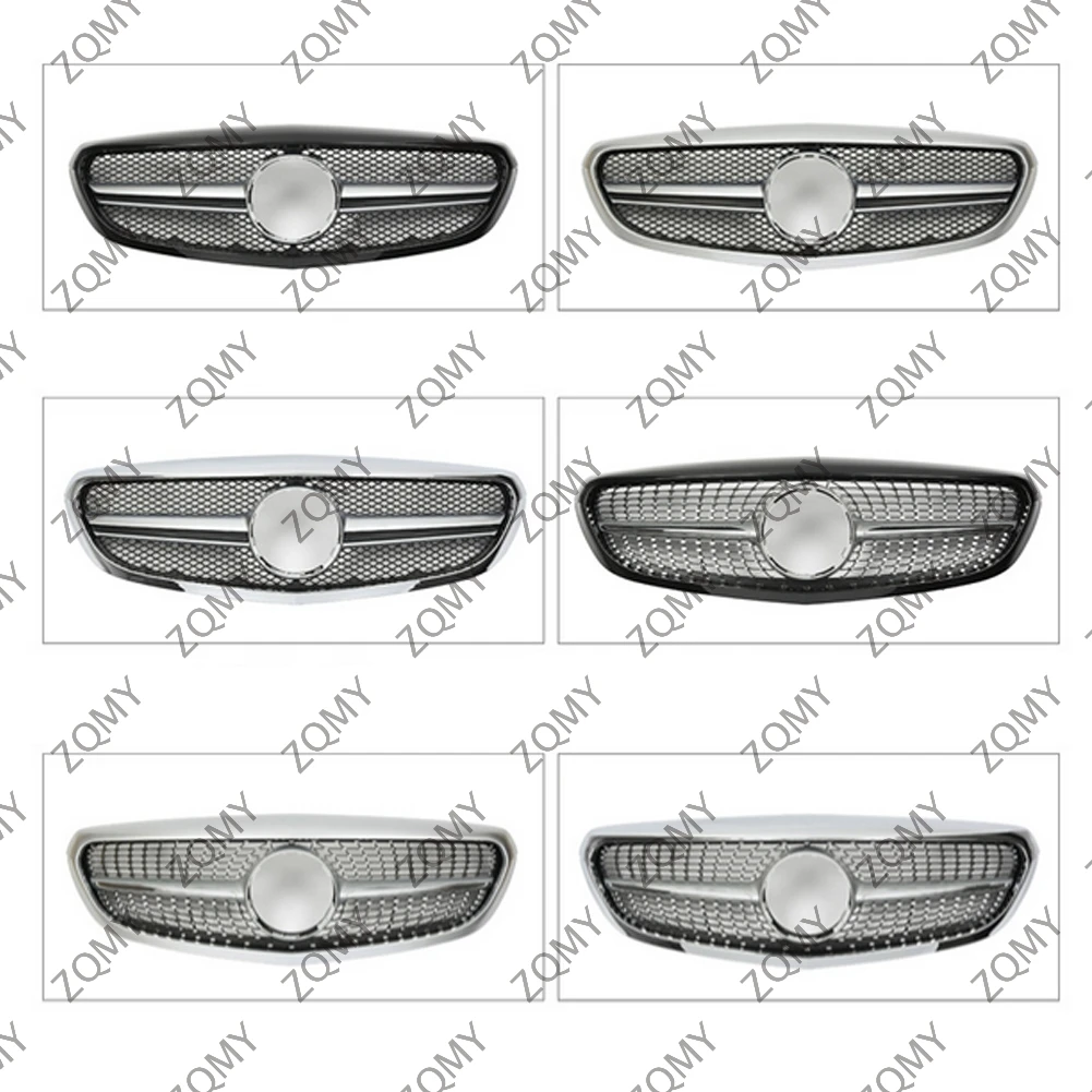 Front Bumper Grille Centre Radiator Grid Grill For Mercedes Benz W205 C-Class Business Edition 2015 2016 2017 2018