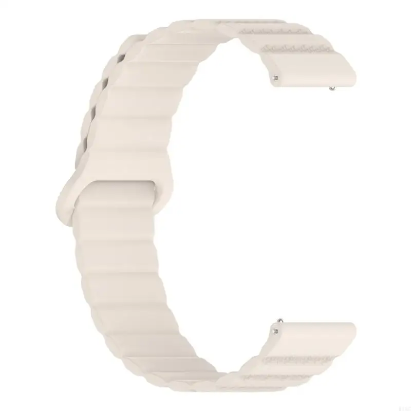 918C Dây Đeo Đồng Hồ Silicon Dây Đeo Vòng Tay Dây Có Khóa Từ Tính Phù Hợp Với 18Mm 20Mm 22Mm Đồng Hồ Thông Minh Smartwatch, Mái