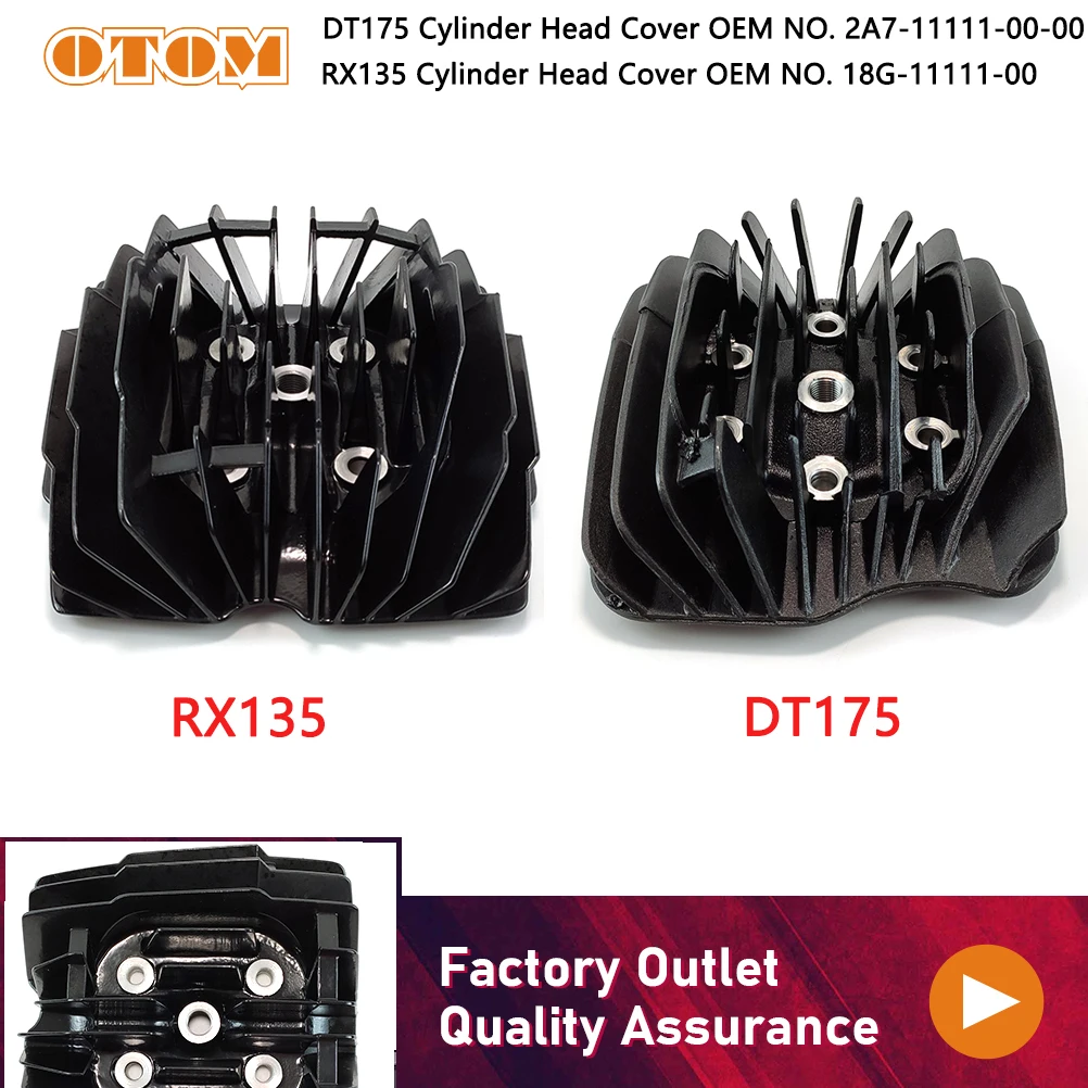 

OTOM Motorcycle Engine Hood Cylinder Head Valves Cover 18G-11111-00 2A7-11111-00-00 For YAMAHA RX135 RXK135 DT175 MX175 E/F/G/H