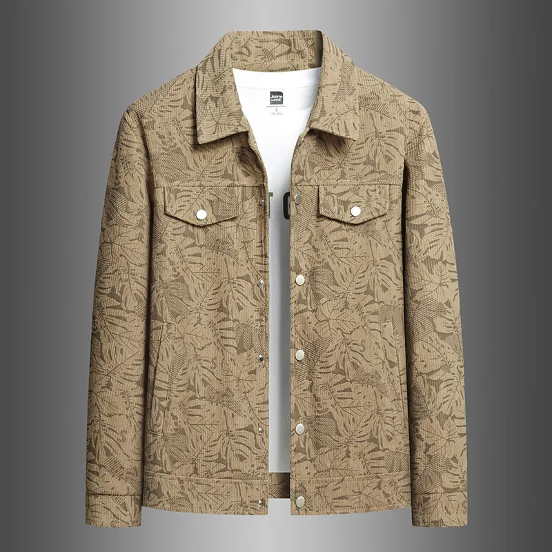 

Мужская приталенная куртка с воротником, модная повседневная верхняя одежда в корейском стиле, весенняя, однотонная, трендовая, брендовая, из полиэстера и нейлона