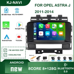 Android 14 For Opel Astra J 2011-2014  Buick Excelle GT XT Radio Carplay Car Multimedia Player Auto Navigation WIFI GPS BT 4G