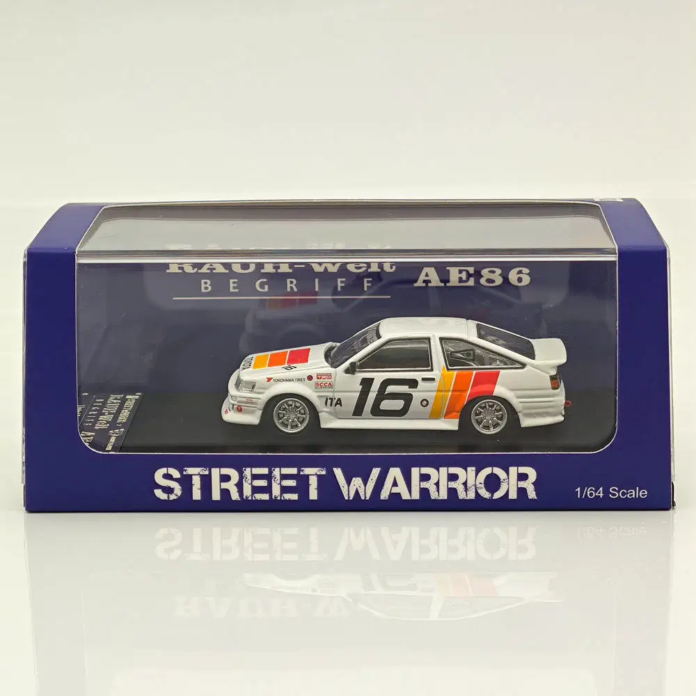 

SW 1:64 AE86 RWB Widebody Levin Simulated Alloy Car Model in Stock