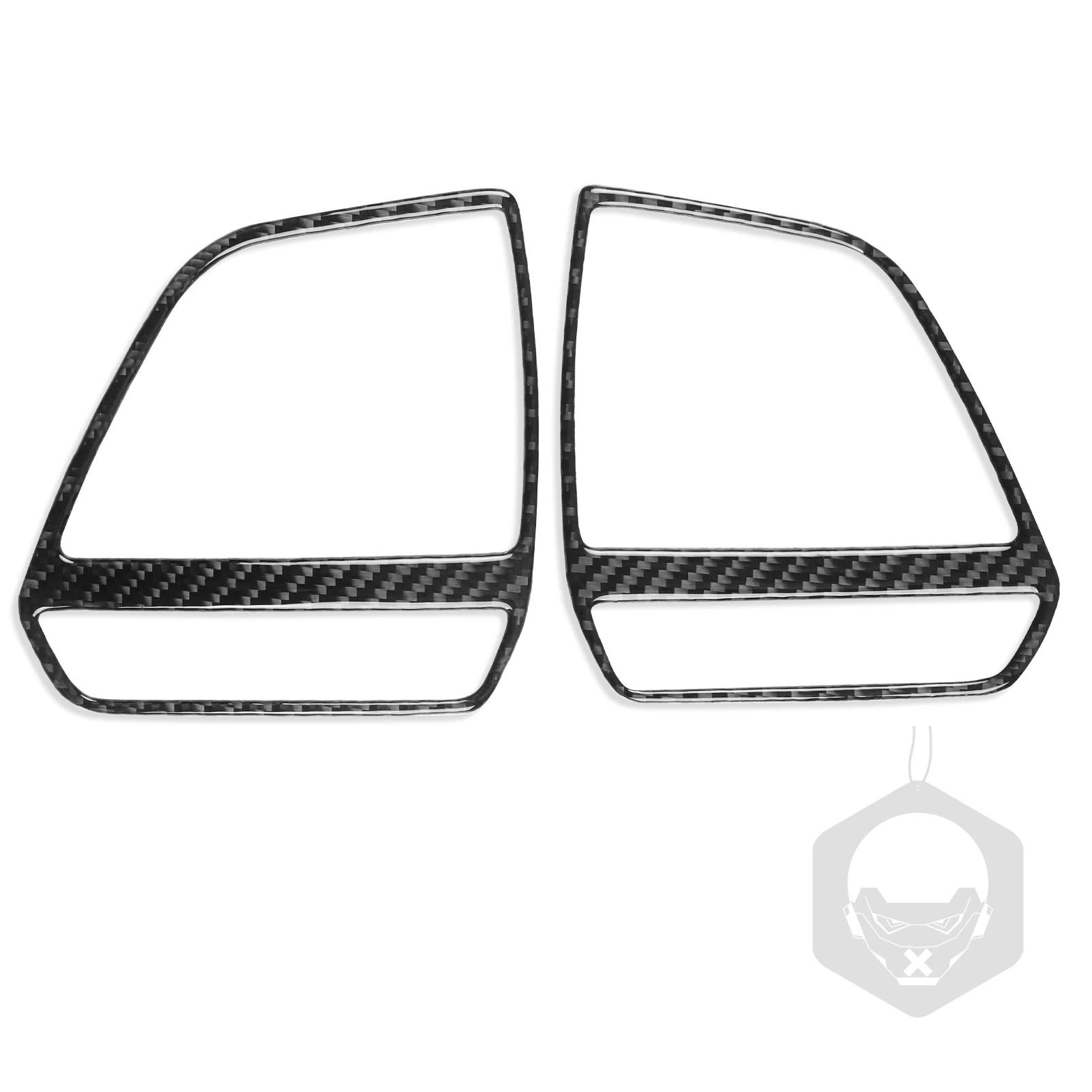 Real Carbon Fiber For Subaru Forester 2019-2024 Car Left Right Dashboard Air Vent Trim Customizable Sticker Interior Accessories