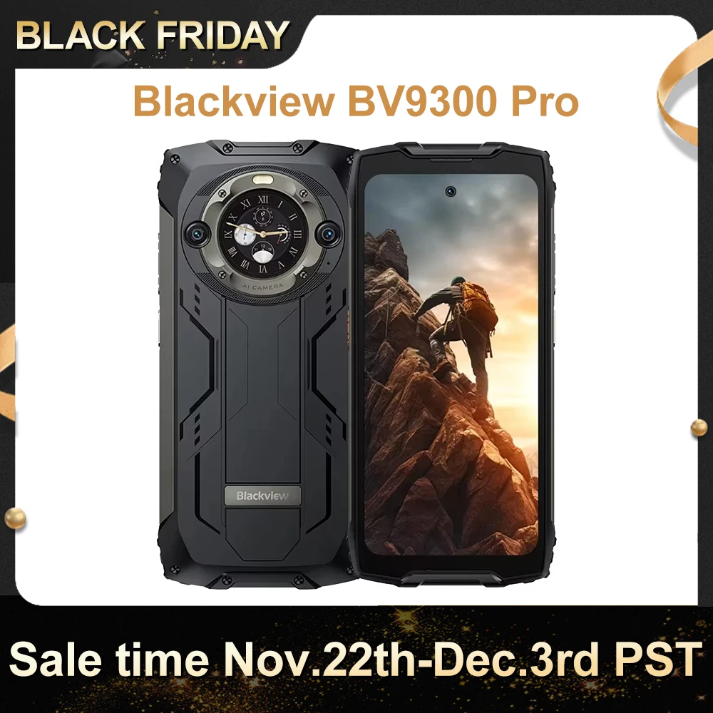 Blackview BV9300 Pro Rugged Smartphone 16/24GB+256GB 15080mAh 6.7