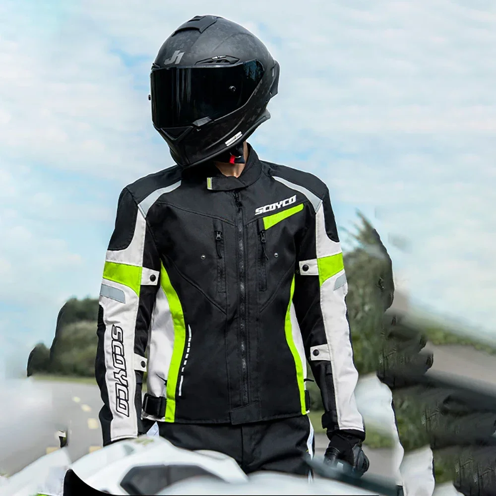 Men's Motorcycle Jacket Cold-proof Waterproof Racing Jacket Biker Motorbike Motocross Moto Jacket Motorcycle Clothing