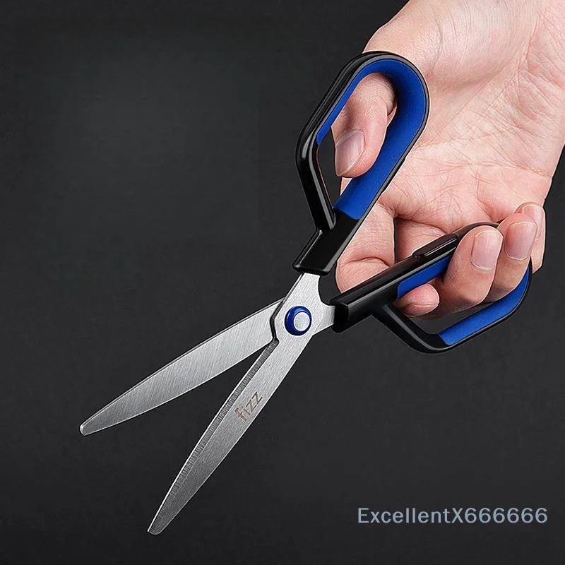 Multiuse 2 in 1 Sharp Scissors with Built-In Tape Cutter for Enhanced Efficiency