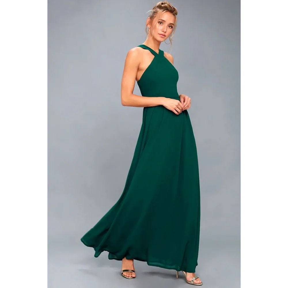 S-XXL Abito aderente elegante da donna Abito da spiaggia in chiffon all'uncinetto 2023 Abiti lunghi da festa lunghi senza maniche sexy Abiti