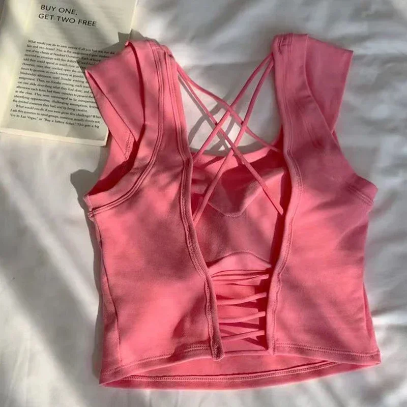 مثير أكمام منصات تانك القمم المرأة ساحة الرقبة المحاصيل الأعلى الصيف كاميس مشد أعلى نحيل سترة بوستير القمم الإناث Y2k الشارع الشهير