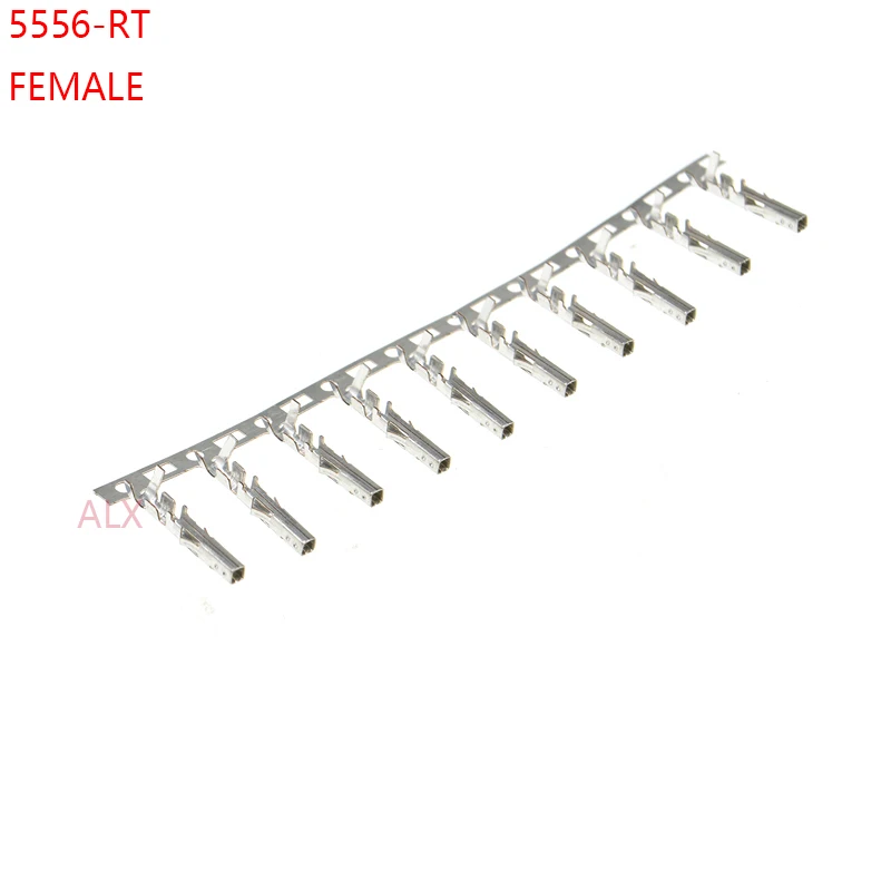 100pcs 5556-RT 5556 Crimp terminal FOR computer 5557 4.2MM female HOUSING connector FOR Plastic Shell Plug FOR CABLE WIRE