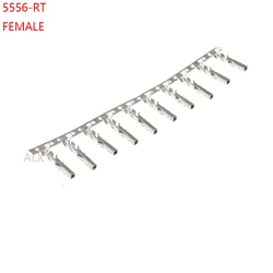 100pcs 5556-RT 5556 Crimp terminal FOR computer 5557 4.2MM female HOUSING connector FOR Plastic Shell Plug FOR CABLE WIRE
