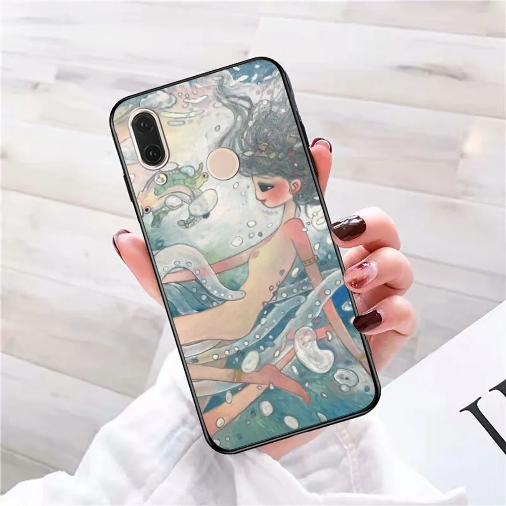 Aya Takano Art Telefoonhoesje Voor Redmi 5 6 7 8 9 10 Plus Pro 6 7 8 9 A Go K20 K30 K40 Pro Plus F3 Fundas