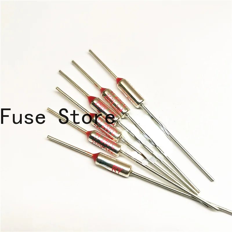 10PCS Thermal Protection RY-142 167 180 216 250 Degree 10A 250V Temperature Fuse For Rice Cooker.