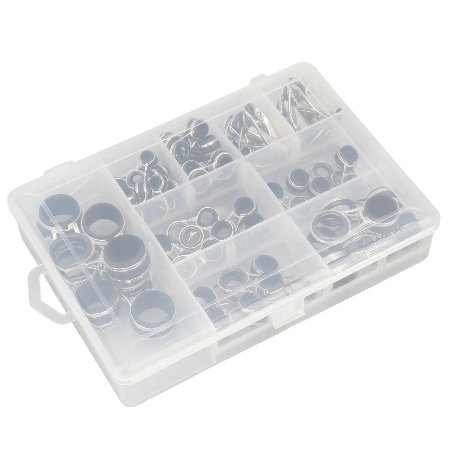 9 Sizes Fishing Rod Tip Rings Guide Set for freshwater