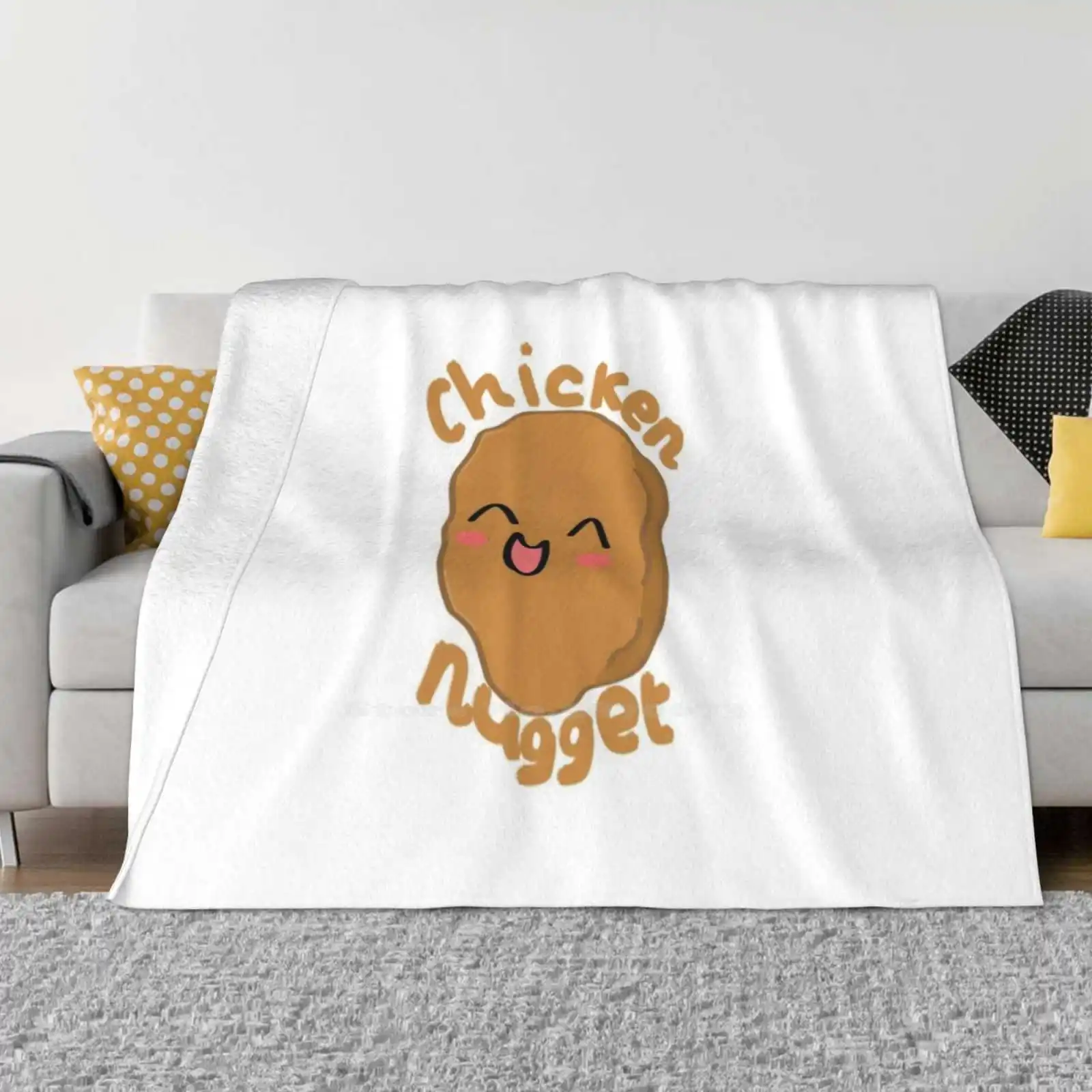 Nugget New Arrival Fashion Leisure Warm Flannel Blanket Chicken Nugget