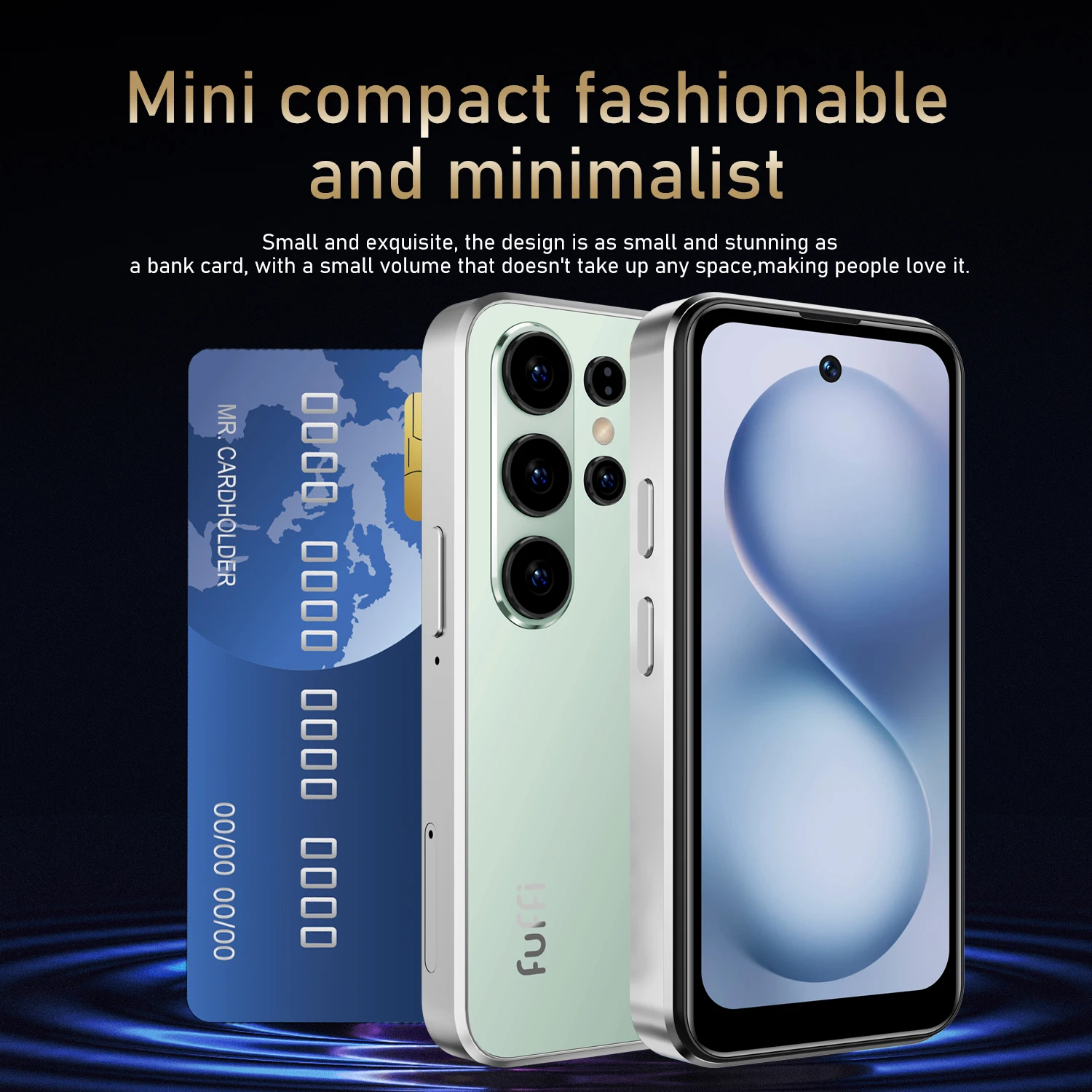 FUFFI S26 Pro Mini Smartphone Android Phone Face ID Portable 8.1