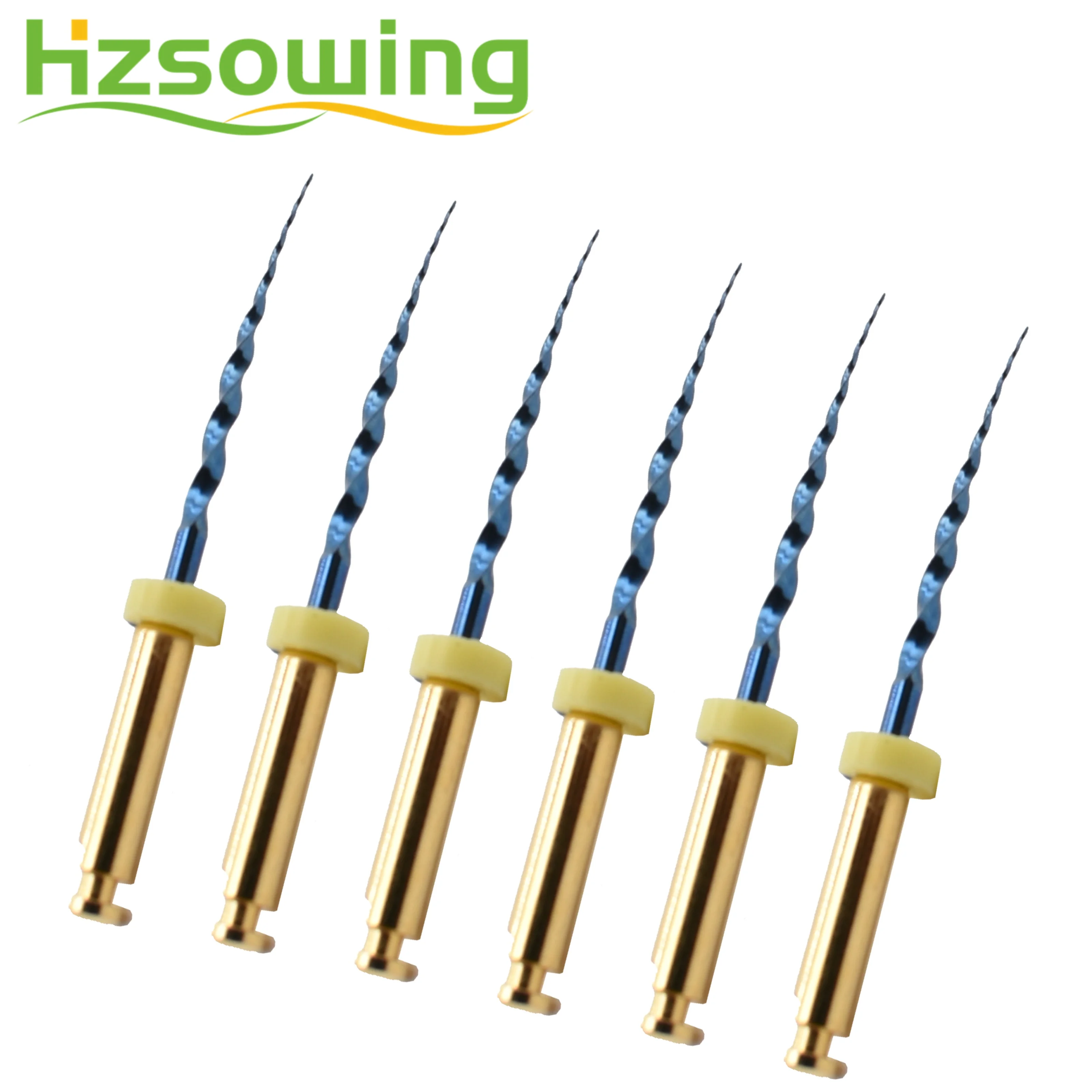 Super Taper Files Root Canal Files Flexible Blue Rotary Files With Heat Activation For Engine Use SX 19mm Opeing Needle