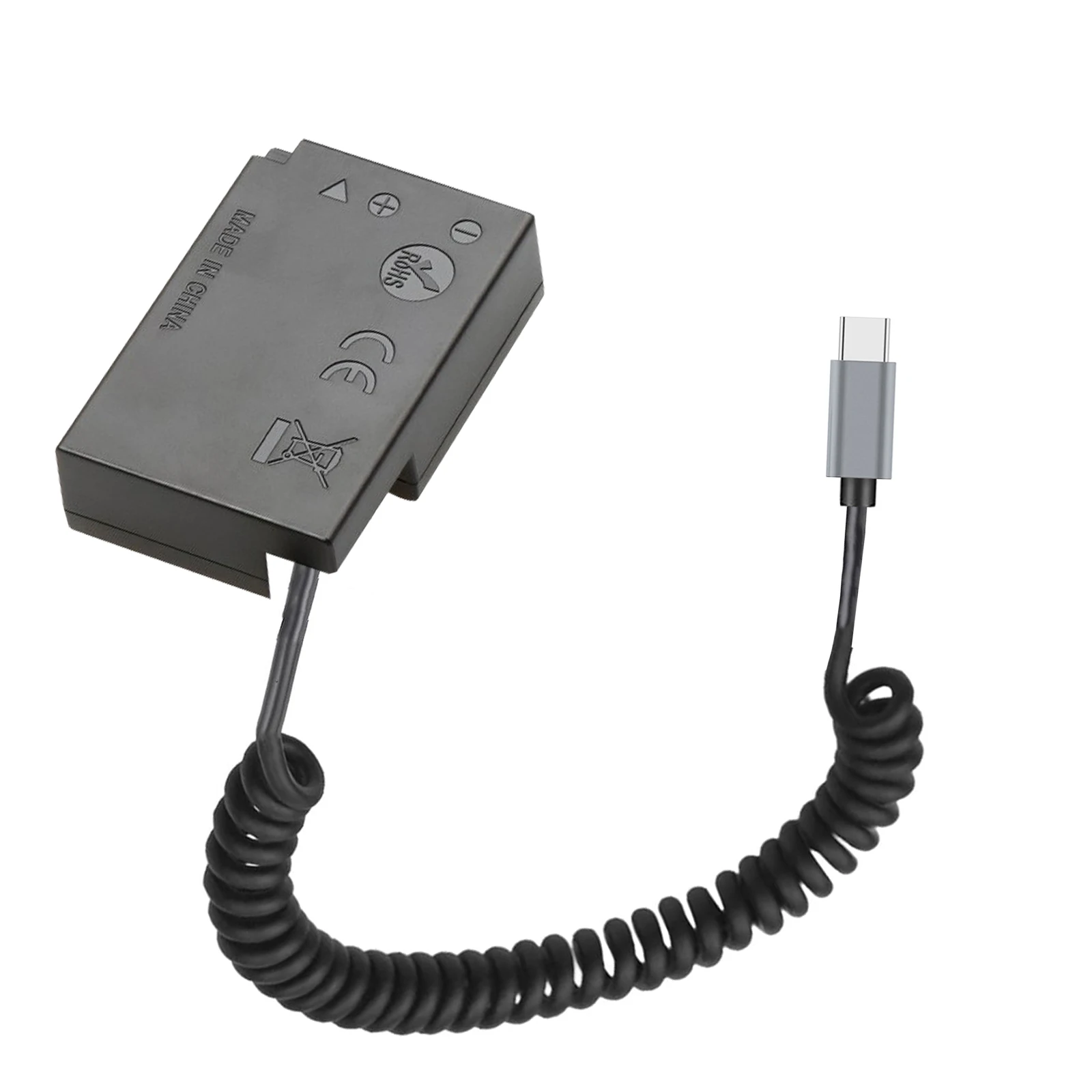 DR-E18 typ USB C lp-e17 imitacja baterii Adapter zasilacza AC DC dla Canon EOS R10 RP 200D 250D 750D 760D 77D 800D 850D 8000D