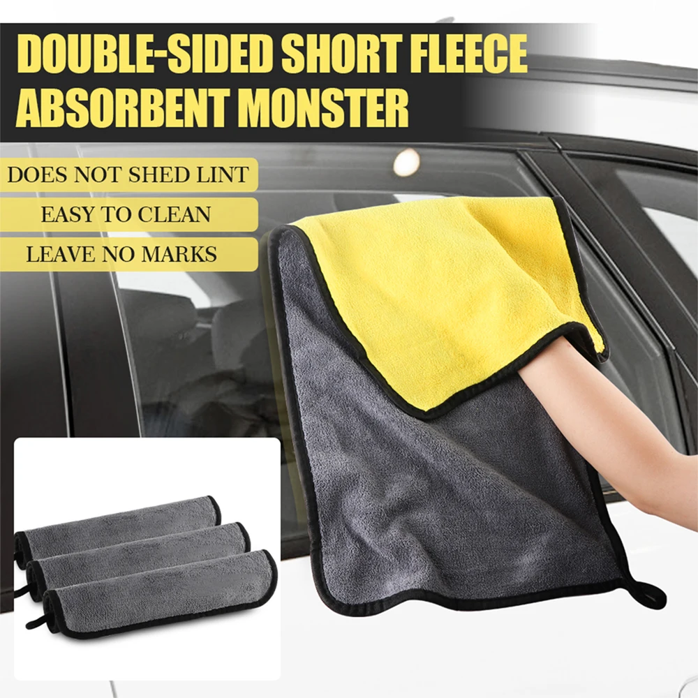 For Tesla Model 3/Y/YL Model 3 Highland Model Y Juniper Car Washing Towel Cleaning Cloth Absorbent Dry Cloth Microfiber Towel
