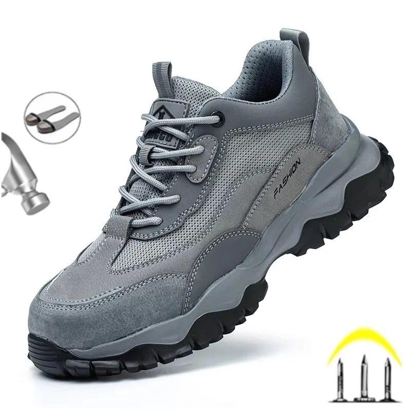 

Composite Toe Insulation 6KV Men Safety Work Shoes Sneakers Lightweight Wear-resistant Indestructible Construction Male Boots