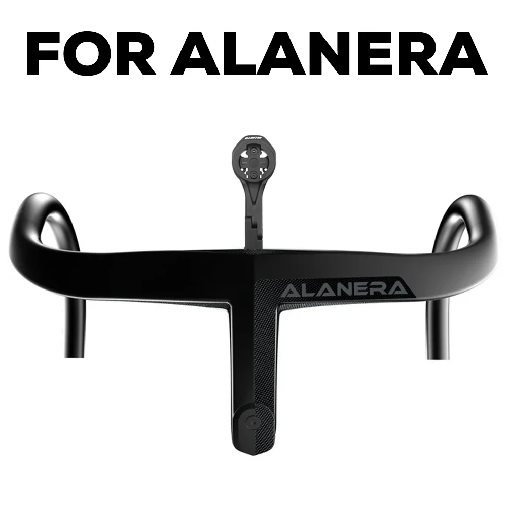 Out Front Aluminum Computer Mount For Deda ALANERA Integrated Handlebar Compatible with GPS/Garmin/Bryton/Wahoo,Support 1050
