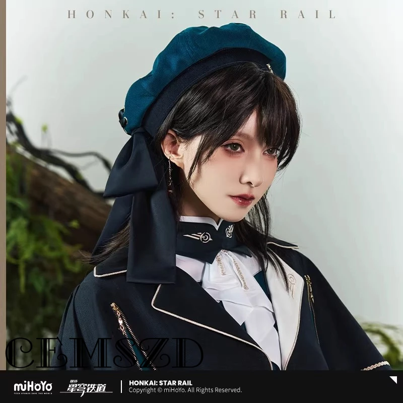

[Genuine] Game Honkai Star Rail Anaxa Theme: Impression Series Beret Cosplay Anime Cartoon Hats Chain-Style Pendants Props