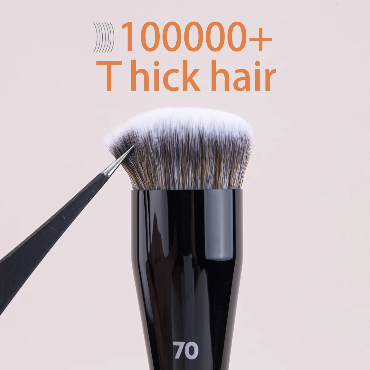 PRO Foundation Brush #70 Big Foundation Brush Face Foundation Buffing Makeup Brushes Soft Touch Synthetic Hair Makeup Tools