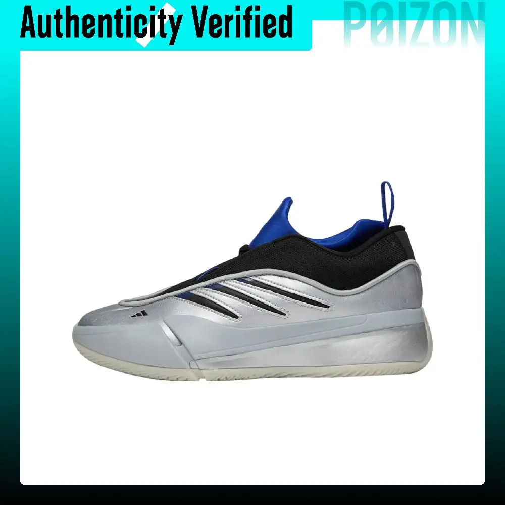 Adidas Dame 9 Low top Basketball Shoes Men's Silver Black JH6633