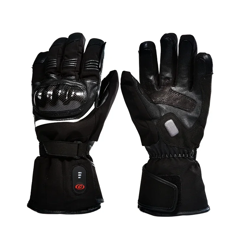 

SAVIOR Winter Warm Outdoor Sports Rechargeable Battery Heated Motorcycle Gloves Waterproof Windproof for Skiing Fishing Hunting