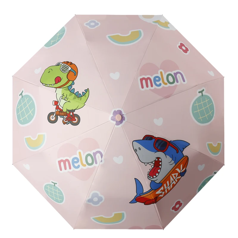 Automatic Folding Umbrella Pretty Safe Bounce-proof Children's Umbrella Collapsible Umbrella Kids Students To Go To School