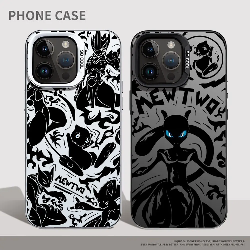 Case for Xiaomi Mi 12T Pro 13T K60 Ultra Poco X3 Pro F4 F3 GT X5 C50 C51 11 Lite Thin Shockproof Soft Cover Mewtwo-Pokemons