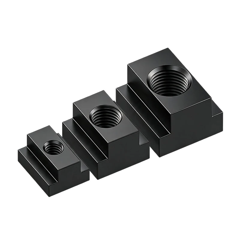 5/10pcs T-Nut M6-M30 Grade 10.9 Black Oxide Carbon Steel Tapped through Slot DIN50 for Carbon Steel Slot T-Nut