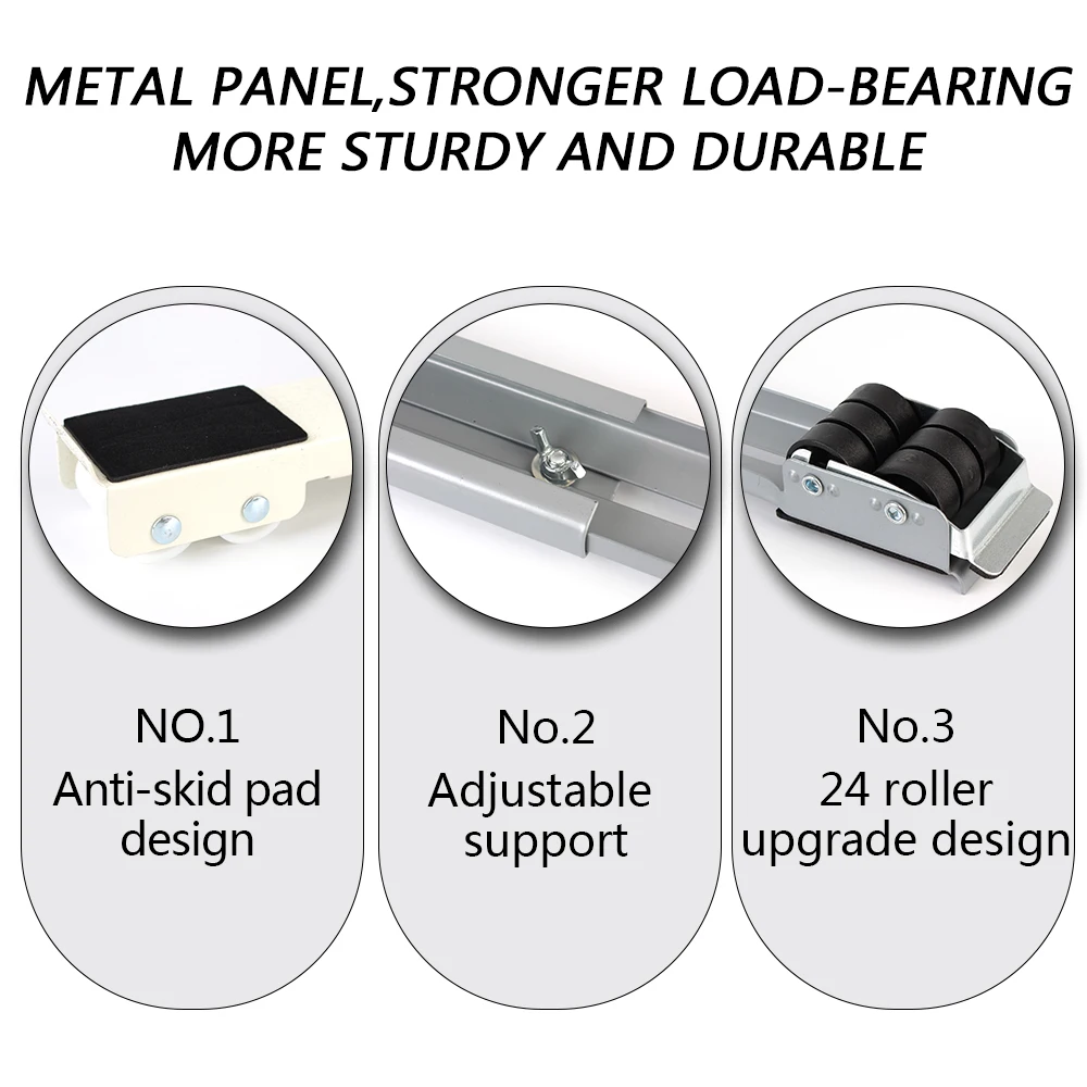 Support universel de sèche-linge réglable, support de machine à laver, rouleau mobile multifonctionnel, support d'invite, support de base de réfrigérateur, 24 roues